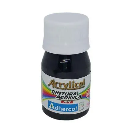 Pintura Acrílica Acrylicol Negro 30 Ml.