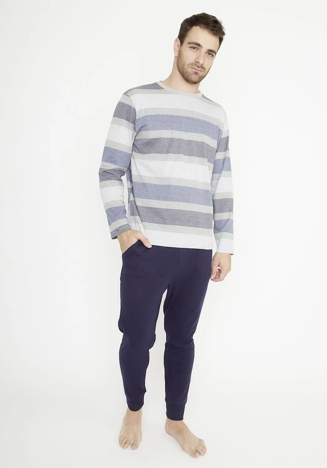 PIJAMA HOMBRE 67.1786-GRI