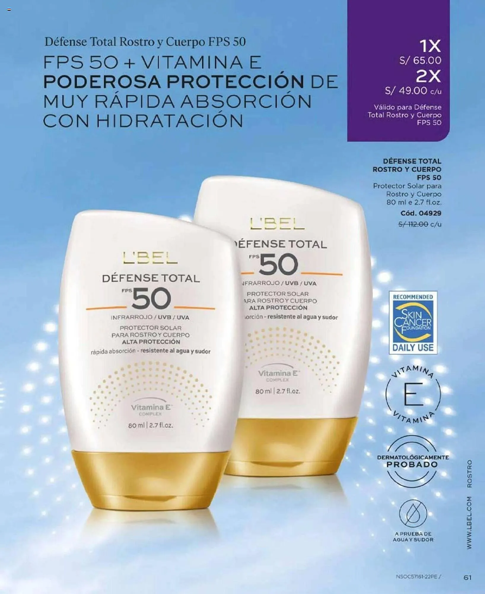 Catalogo de Catálogo L'Bel 28 de mayo al 17 de junio 2024 - Pag 61