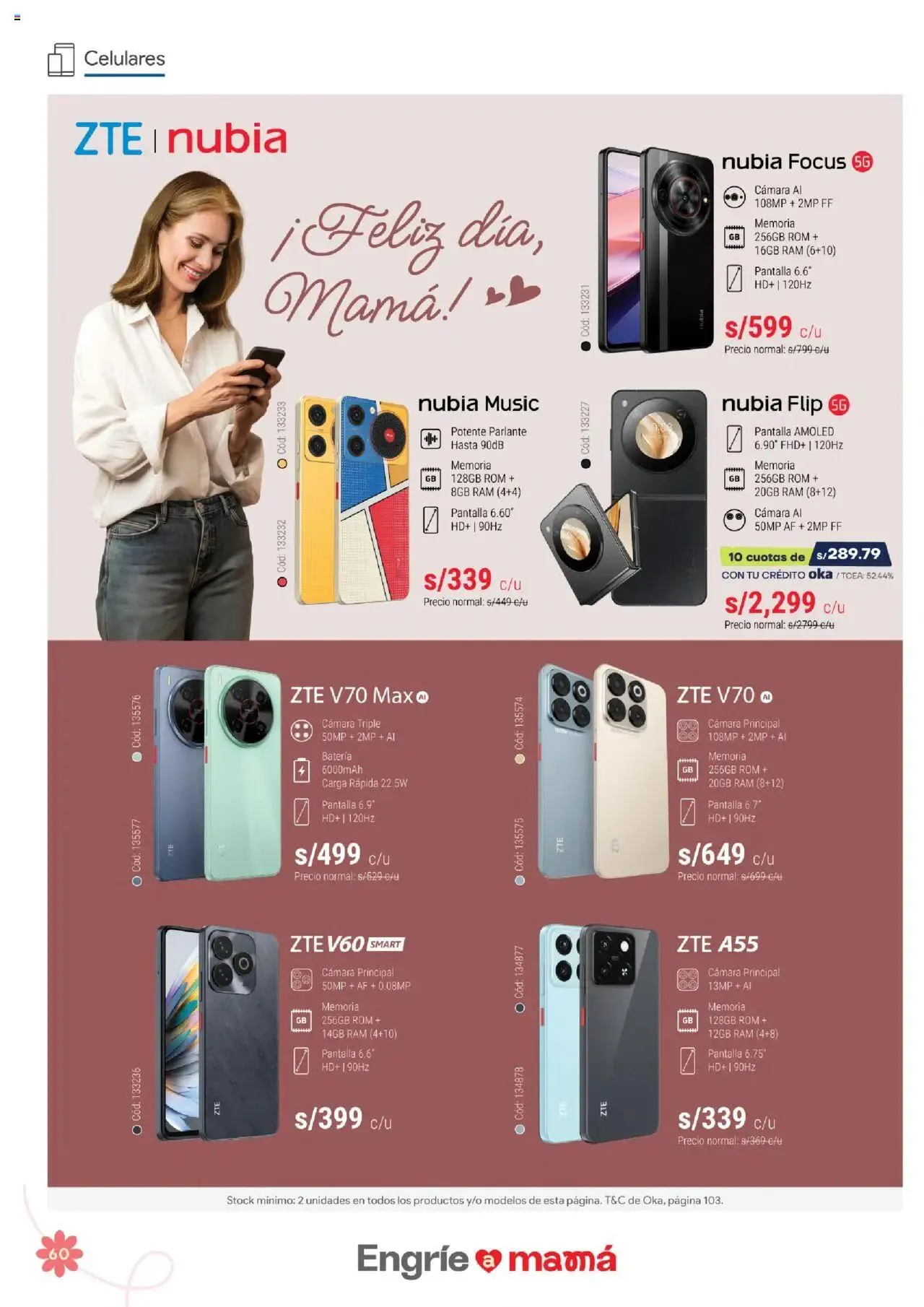 Catalogo de Hiraoka - Guia dia de la madre 26 de abril al 18 de mayo 2025 - Pag 60