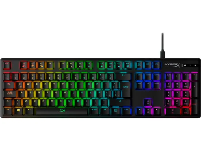 HyperX Alloy Core - Teclado para juegos mecánicos - Rojo HX (disposición para LA)
