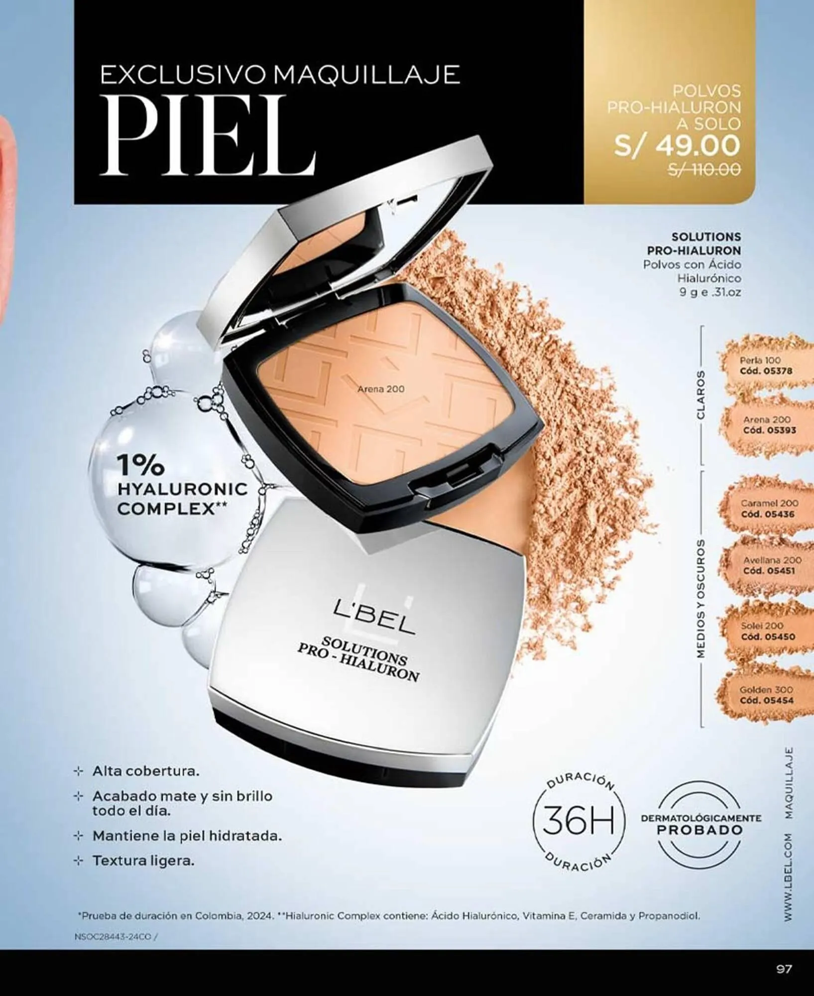 Catalogo de Catálogo L'Bel 31 de julio al 31 de agosto 2024 - Pag 97