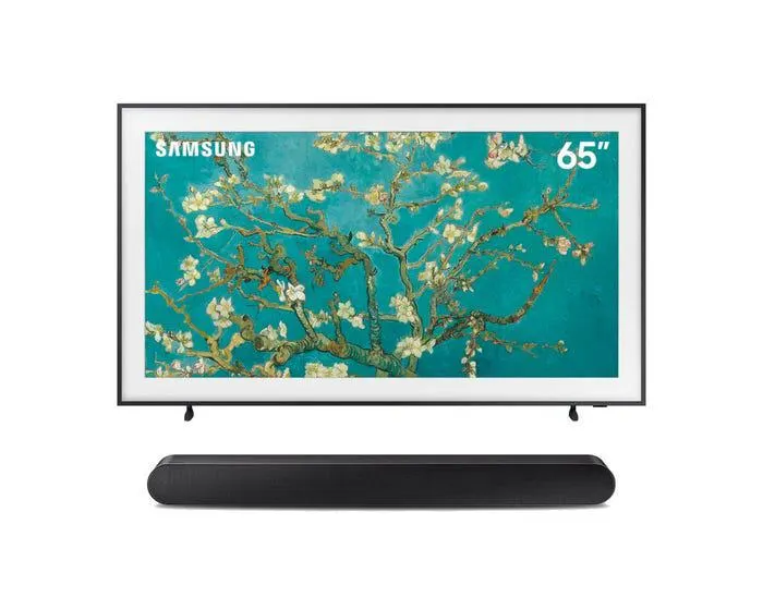 Televisor Samsung The Frame 65" QLED 4K F-QN65LS03B-12 + Soundbar Samsung Bluetooth 3.0ch HW-S50B (2022)
