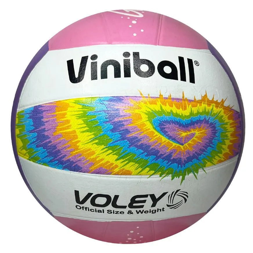 Pelota Viniball De Voley Goma Tie Dye Surtido