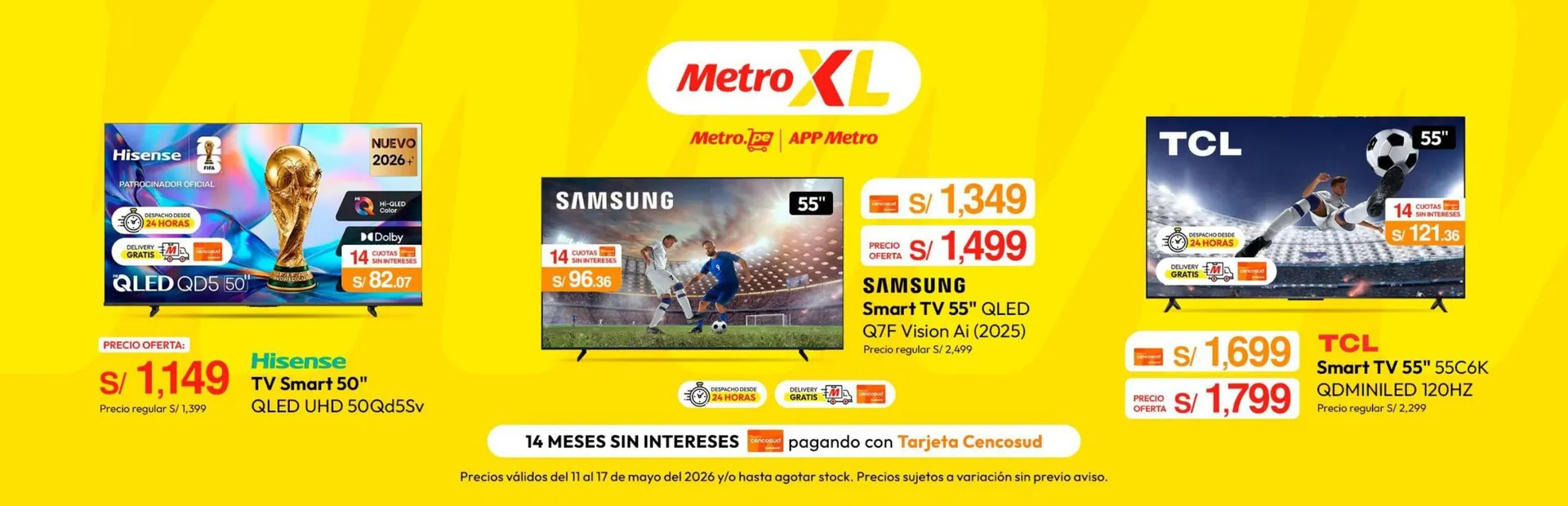 Catalogo de Catálogo Metro 11 de mayo al 17 de mayo 2026 - Pag 1