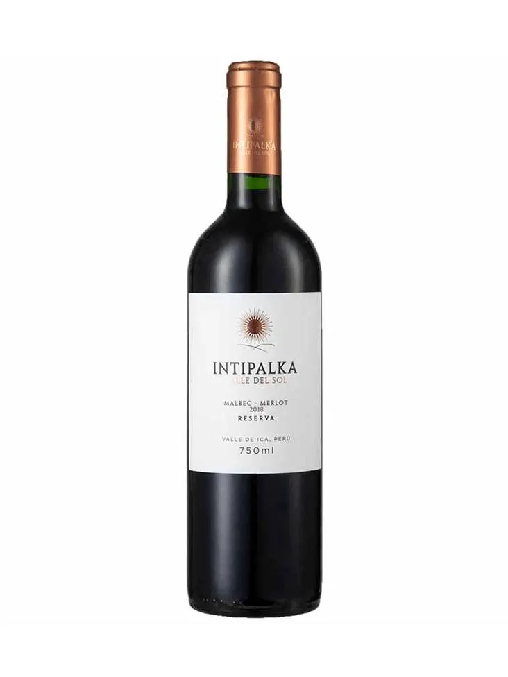 VINO INTIPALKA RESERVA MALBEC/MERLOT 750ML