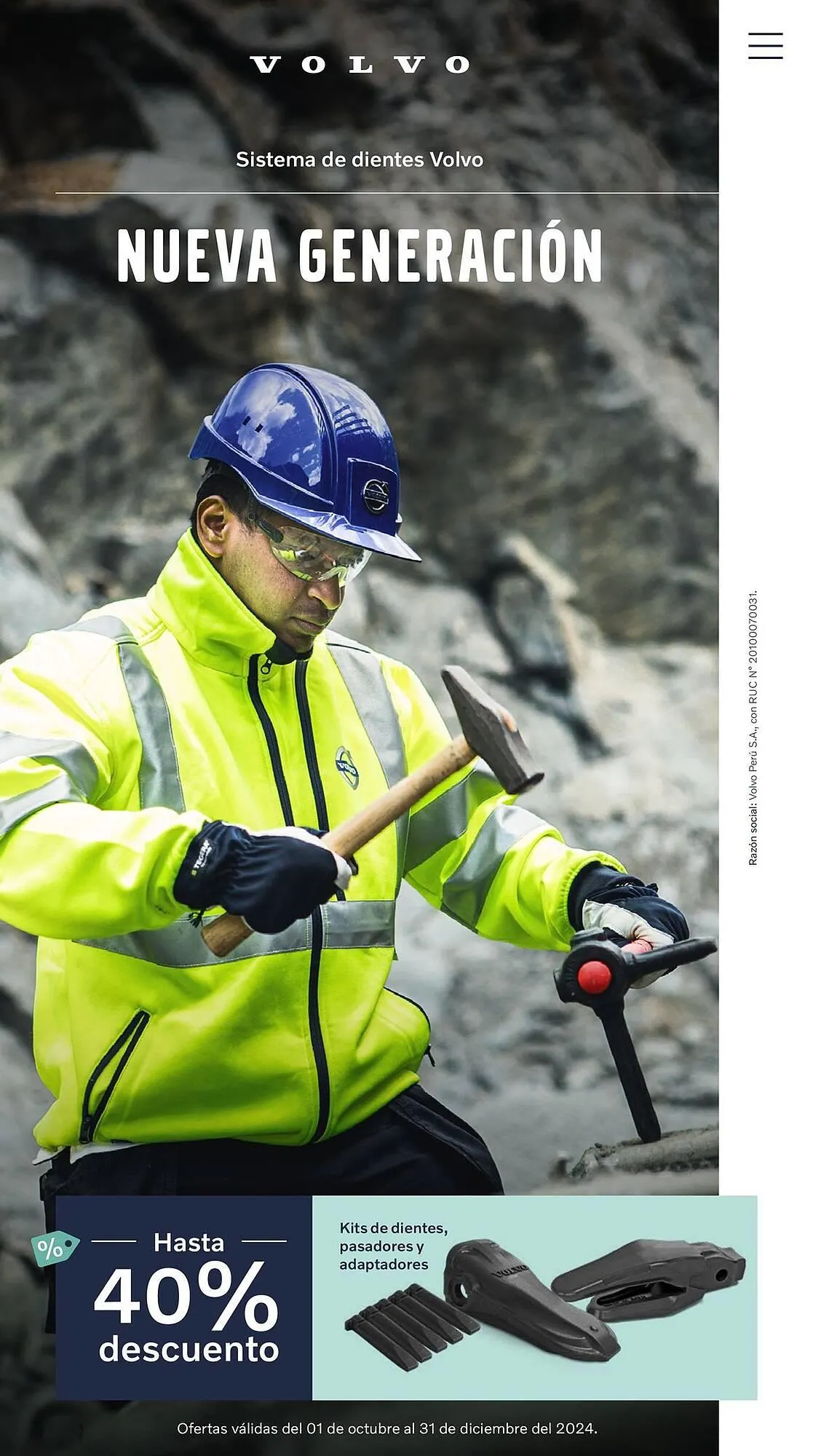 Catalogo de Catálogo Volvo 29 de octubre al 31 de diciembre 2024 - Pag 1