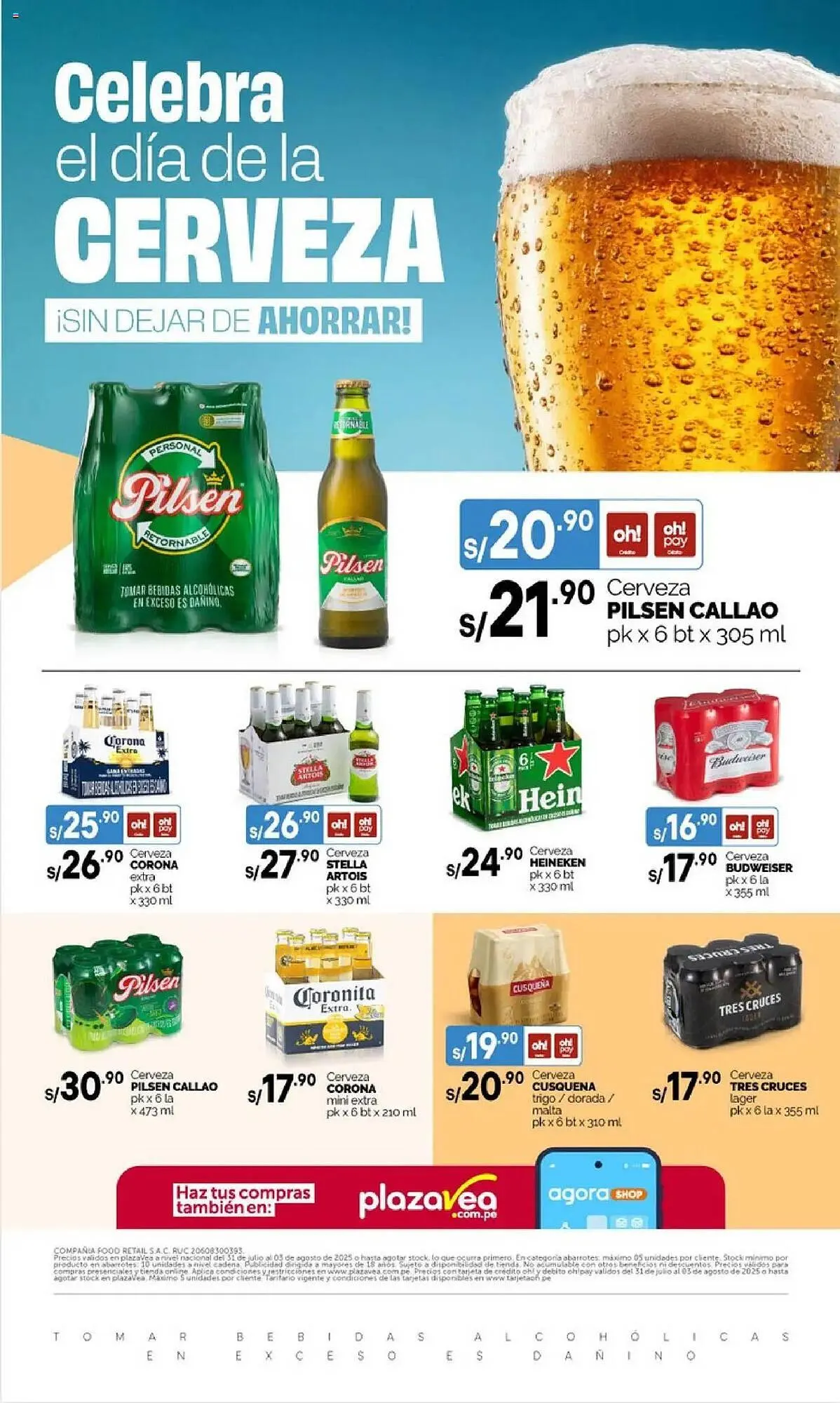 Catalogo de Catálogo Plaza Vea 31 de julio al 31 de agosto 2025 - Pag 1