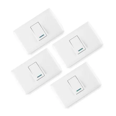 Interruptor Simple Basic Pack x4
