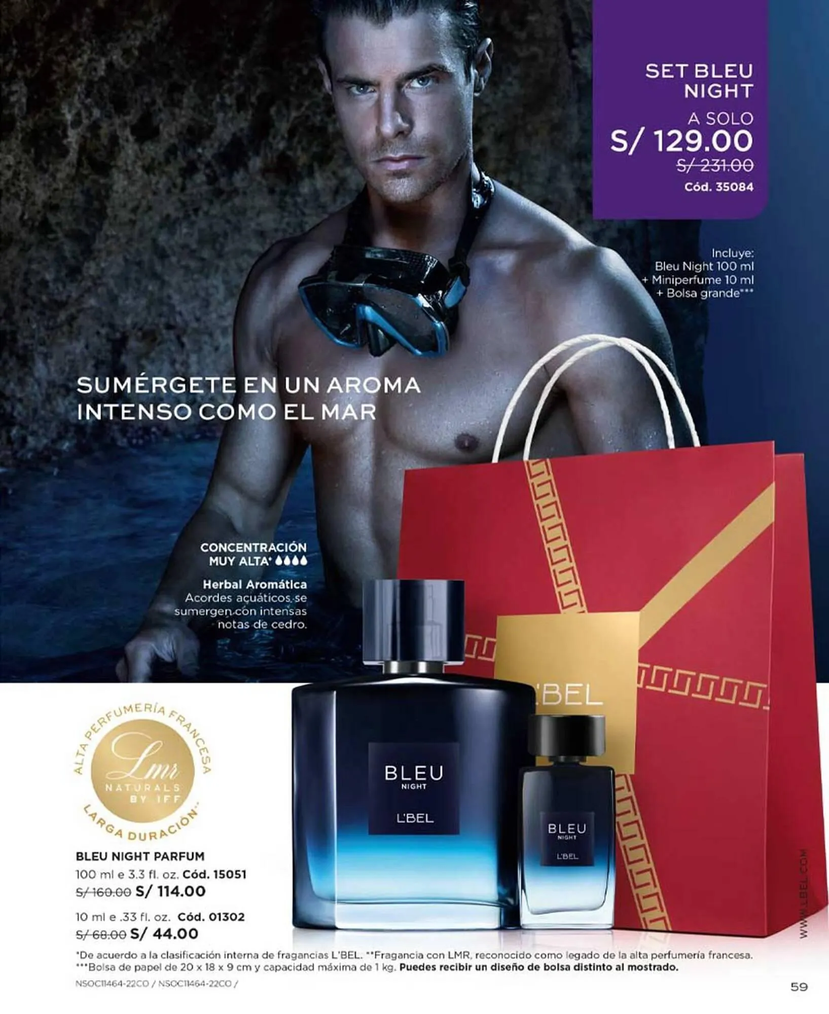 Catalogo de Catálogo L'Bel 30 de noviembre al 21 de enero 2024 - Pag 59