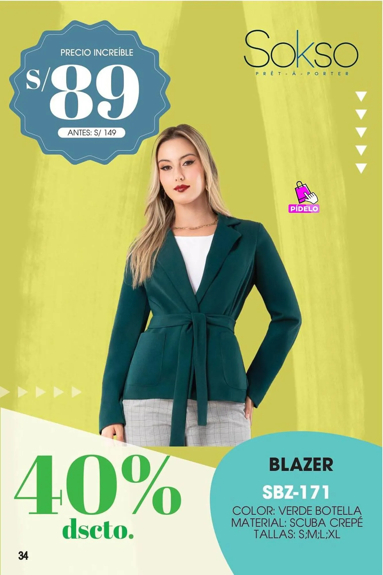 Catalogo de Catálogo Sokso 19 de marzo al 31 de marzo 2026 - Pag 34