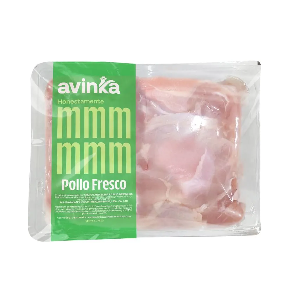 Filete pierna sin piel Avinka Paquete 1 a 1.1 kg