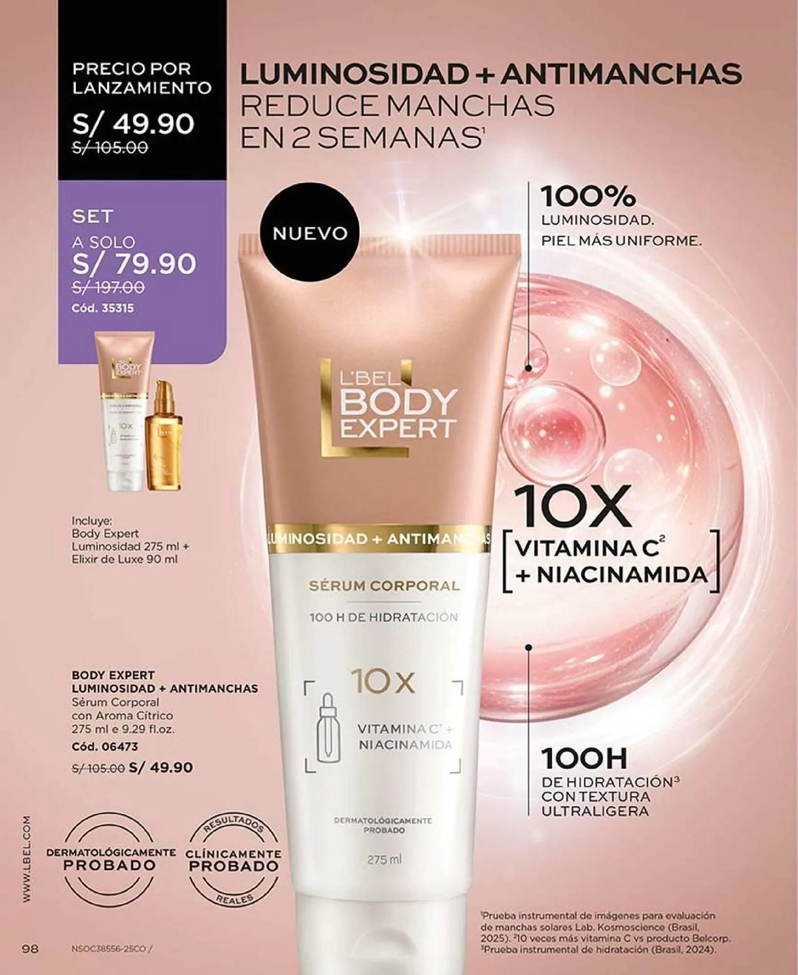 Catalogo de Catálogo L'Bel 17 de setiembre al 31 de octubre 2025 - Pag 98