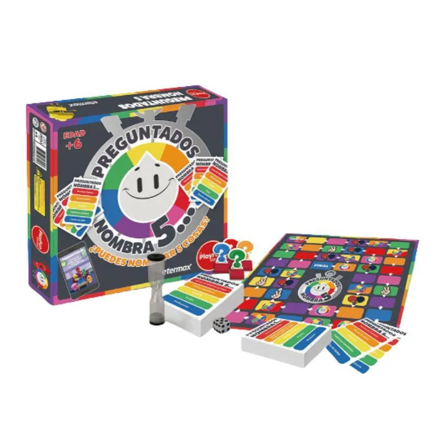 Juego De Mesa Magic Play Preguntados Nombra 5
