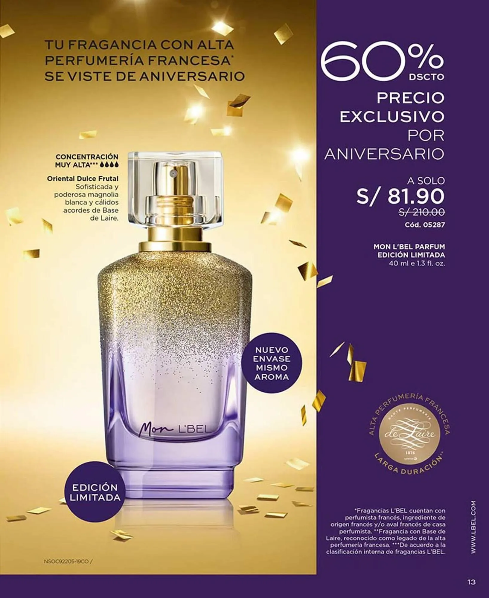 Catalogo de Catálogo L'Bel 28 de enero al 15 de marzo 2025 - Pag 13