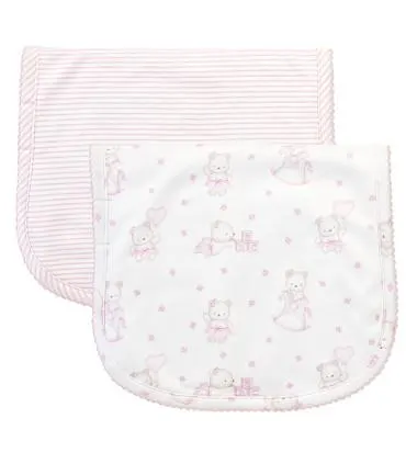 Pack de 2 babitas de 100% Algodón Pima | Colección Funny Pink Bear
