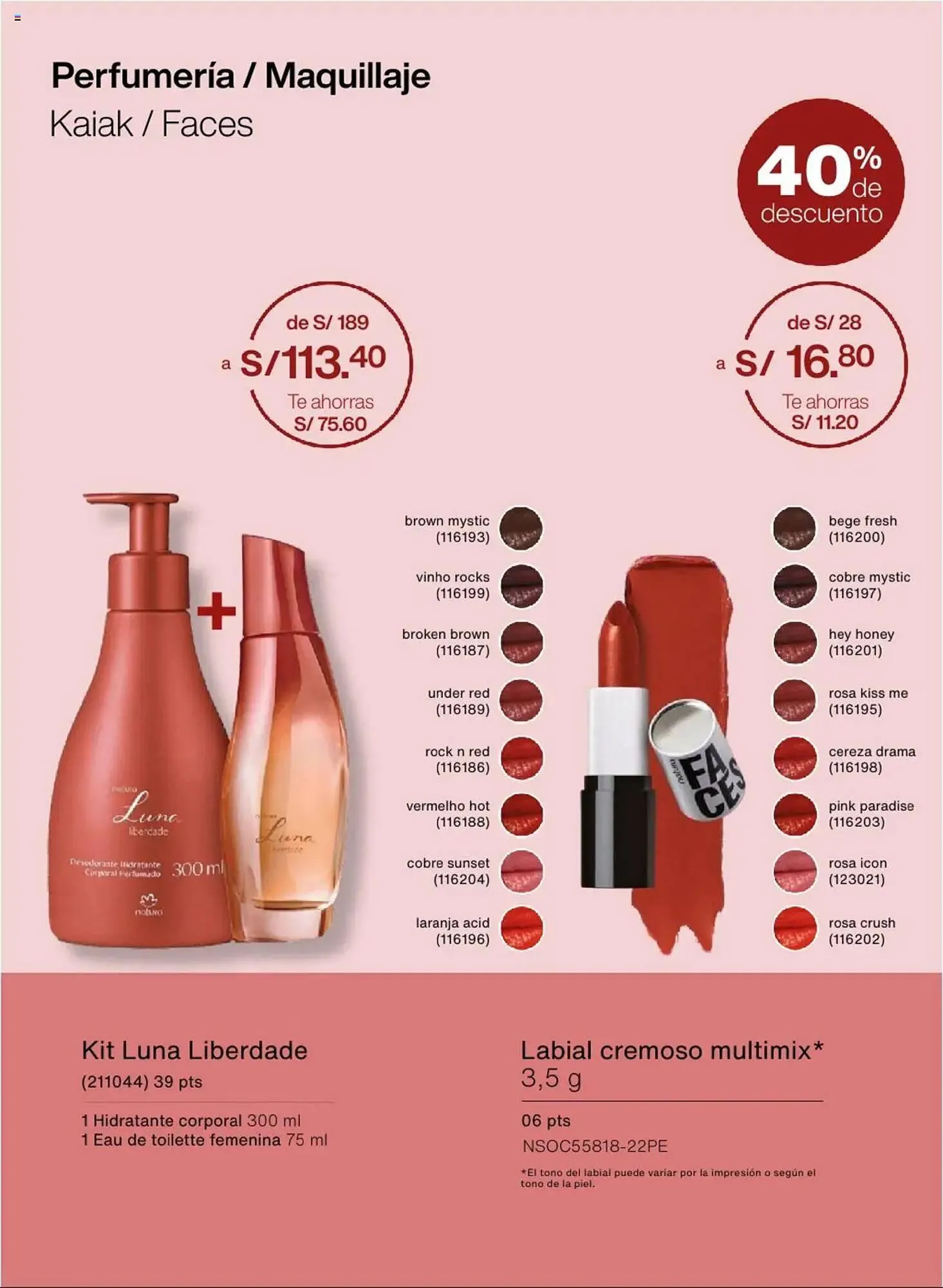 Catalogo de Catálogo Natura 22 de julio al 20 de setiembre 2025 - Pag 9