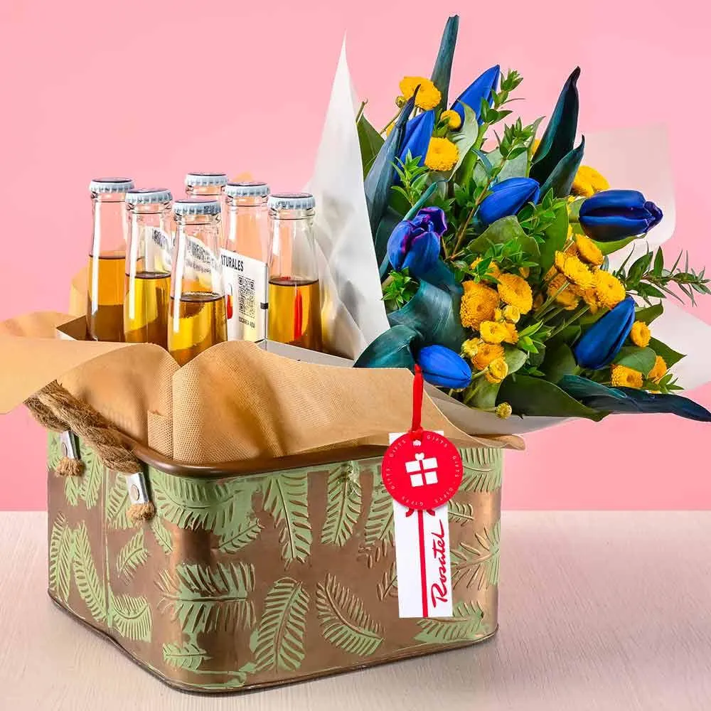 Arreglo Tulipanes y Corona