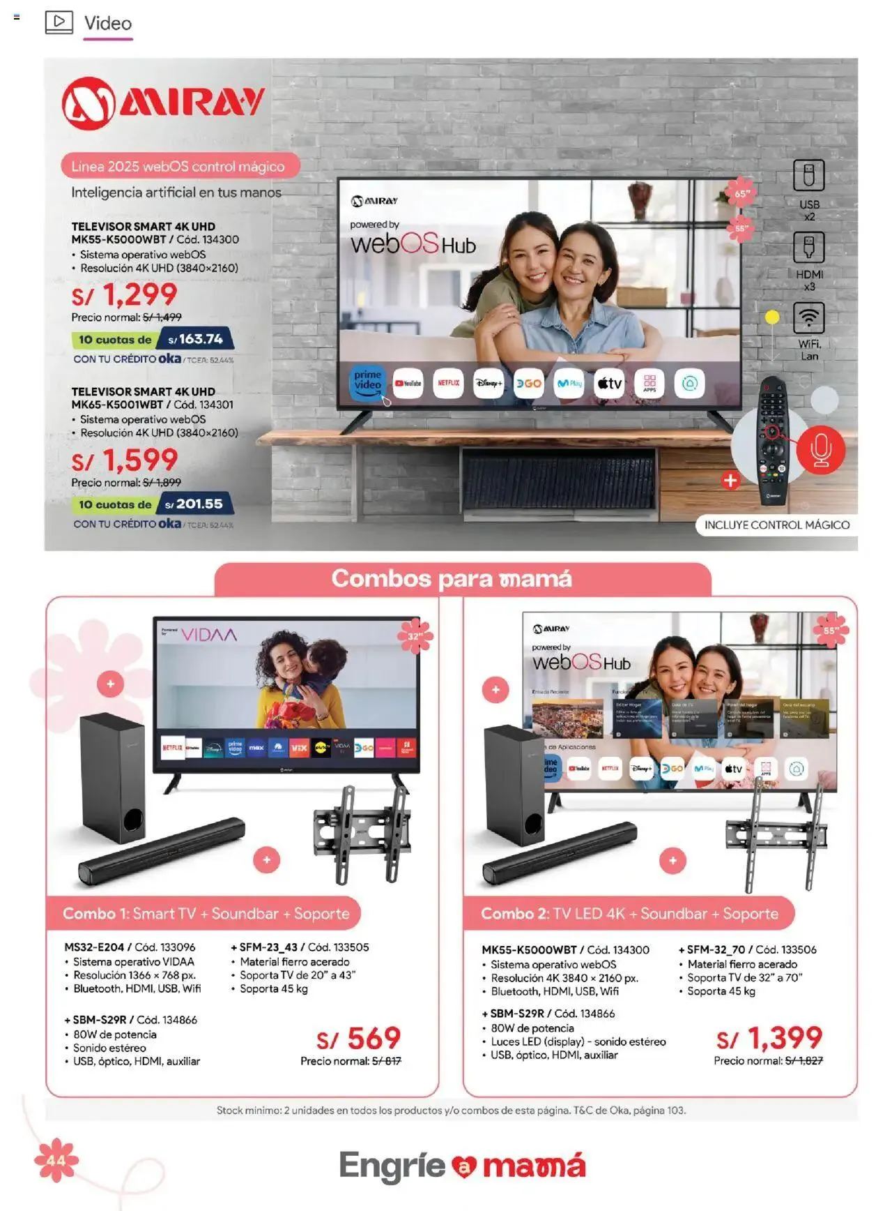 Catalogo de Hiraoka - Guia dia de la madre 26 de abril al 18 de mayo 2025 - Pag 44