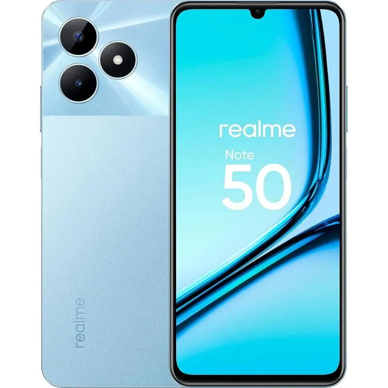 REALME NOTE 50 New Model 128GB ROM+ 8GB RAM (4GB+ 4GB Extended) / COLOR: AZUL CIELO