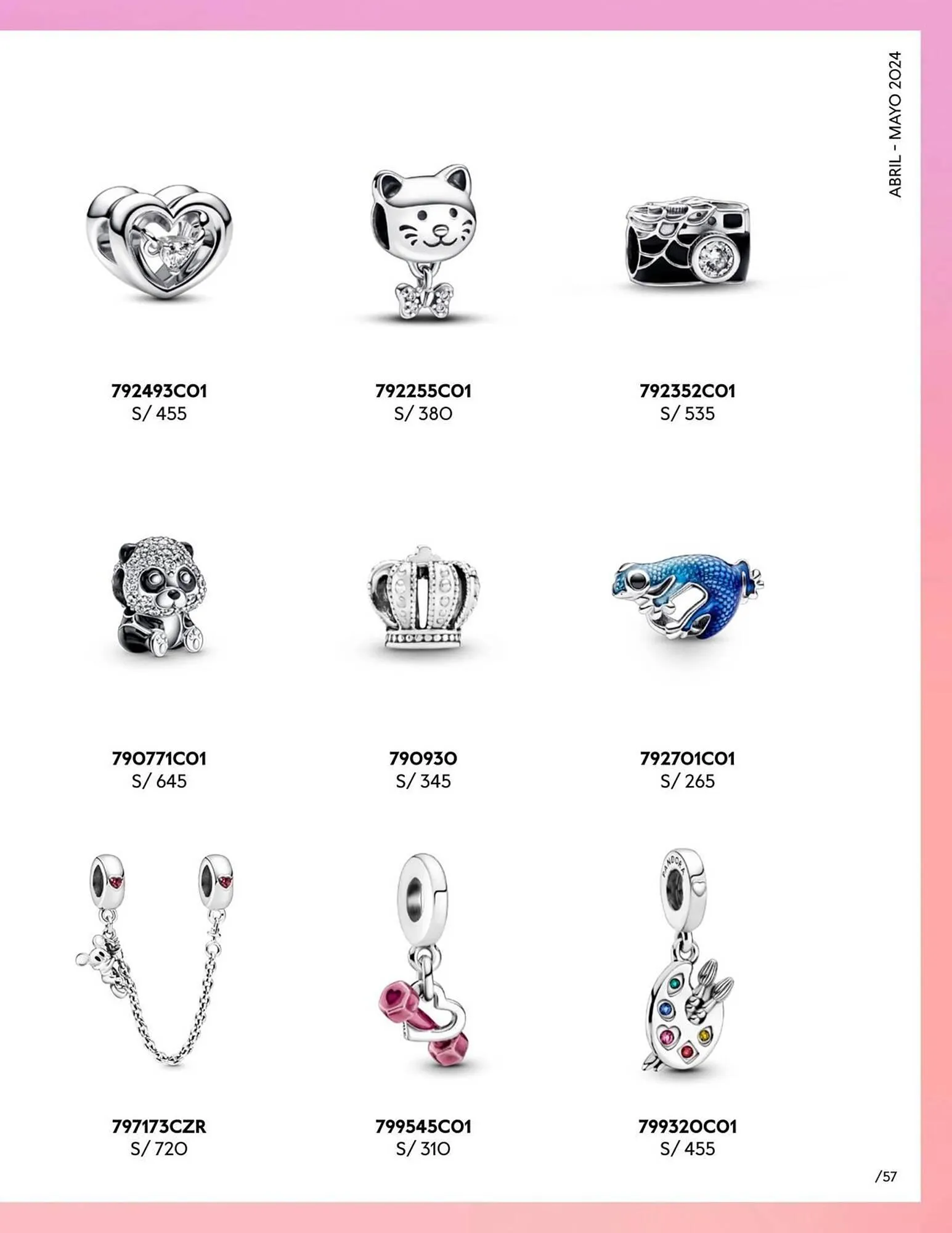 Catalogo de Catálogo Pandora 29 de abril al 31 de mayo 2024 - Pag 57
