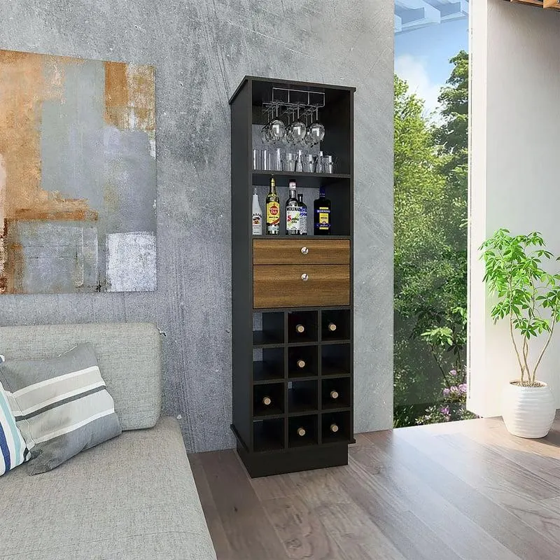 Bar Classic Color 2 Cajones (Porta copas y porta botellas)