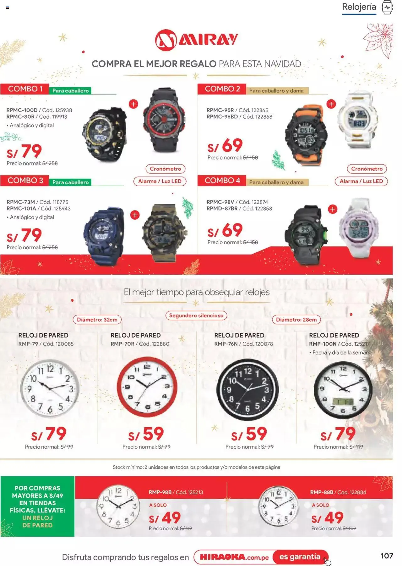 Catalogo de Catálogo Hiraoka 12 de diciembre al 31 de diciembre 2023 - Pag 107