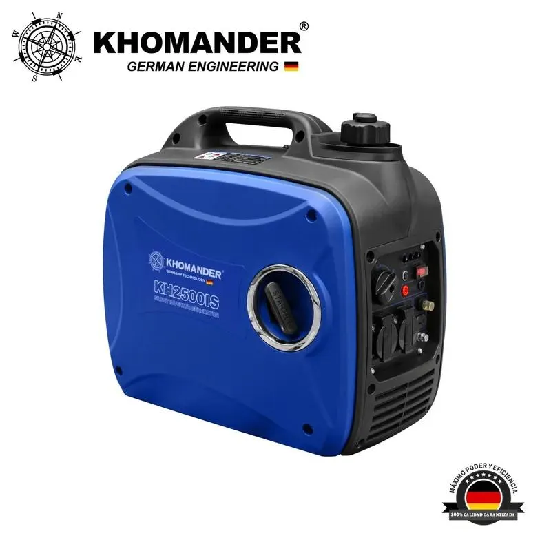 GENERADOR INVERTER INVERSOR GASOLINERO SILENCIOSO 2500 W - KHOMANDER