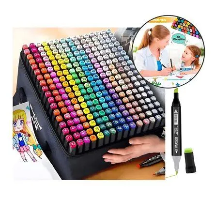 Plumones Touch Doble Punta set de 262 Piezas