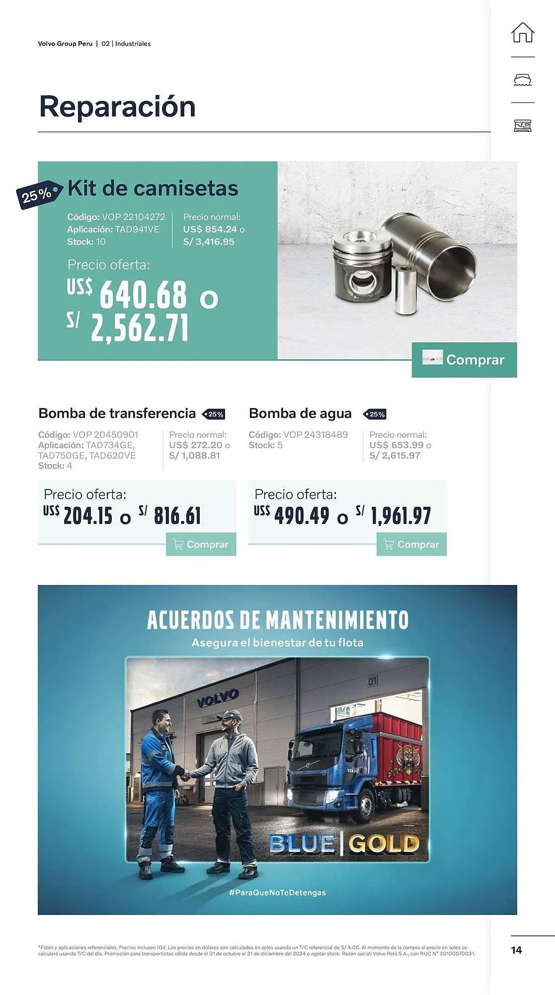 Catalogo de Catálogo Volvo 29 de octubre al 31 de diciembre 2024 - Pag 14