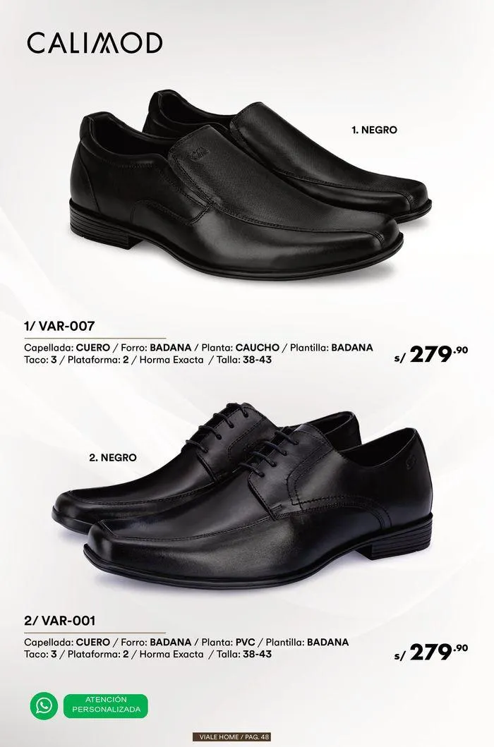 Catalogo de Calzados de Caballeros  11 de julio al 31 de julio 2024 - Pag 48