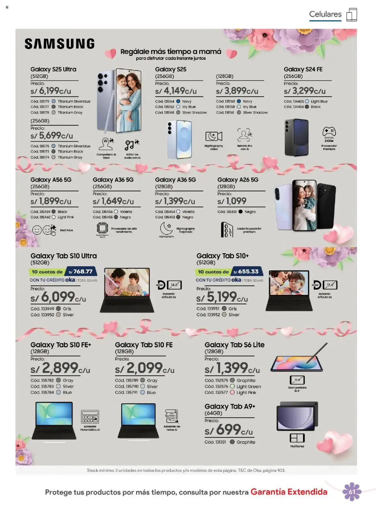 Catalogo de Hiraoka - Guia dia de la madre 26 de abril al 18 de mayo 2025 - Pag 61