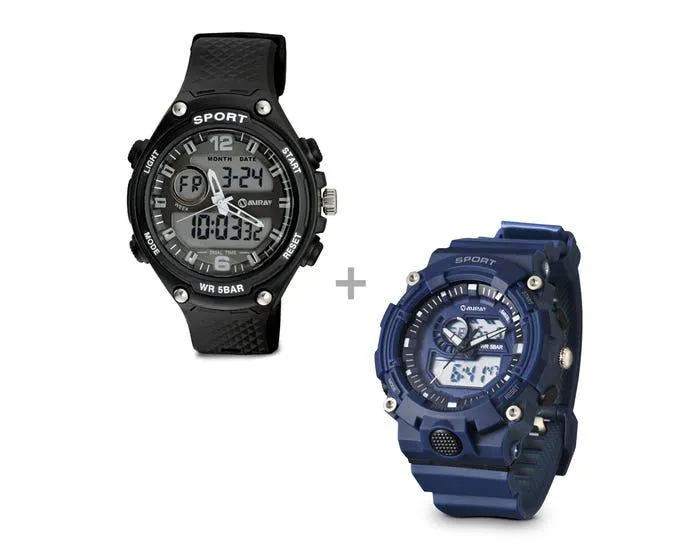 Reloj Pulsera Miray RPMC-101A + Reloj Pulsera Miray RPMC-74N