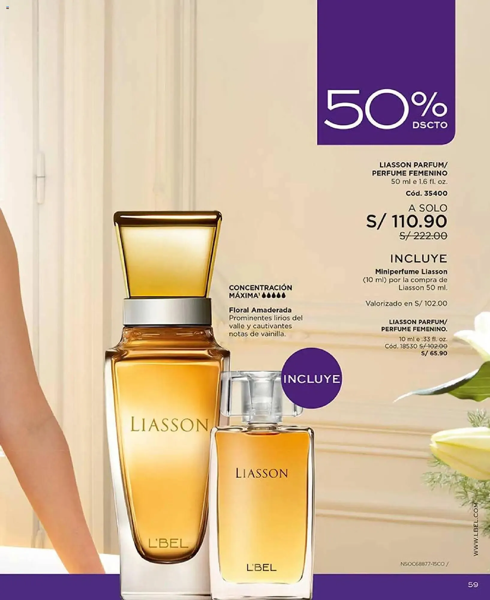 Catalogo de Catálogo L'Bel 25 de abril al 29 de mayo 2026 - Pag 61