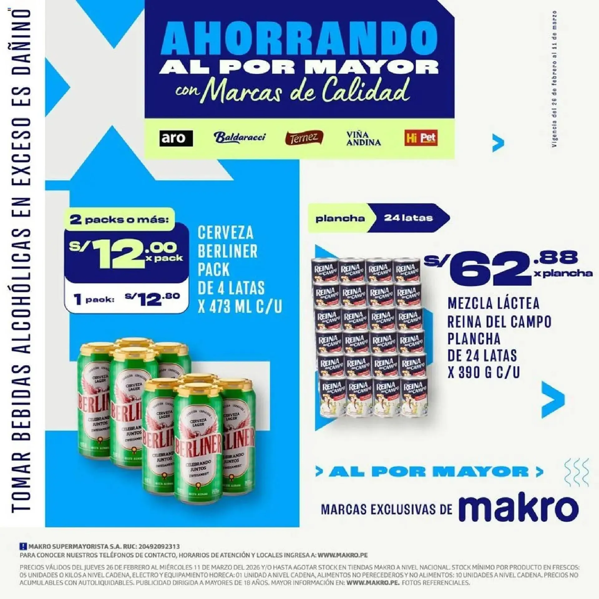 Catalogo de Catálogo Makro 26 de febrero al 11 de marzo 2026 - Pag 1