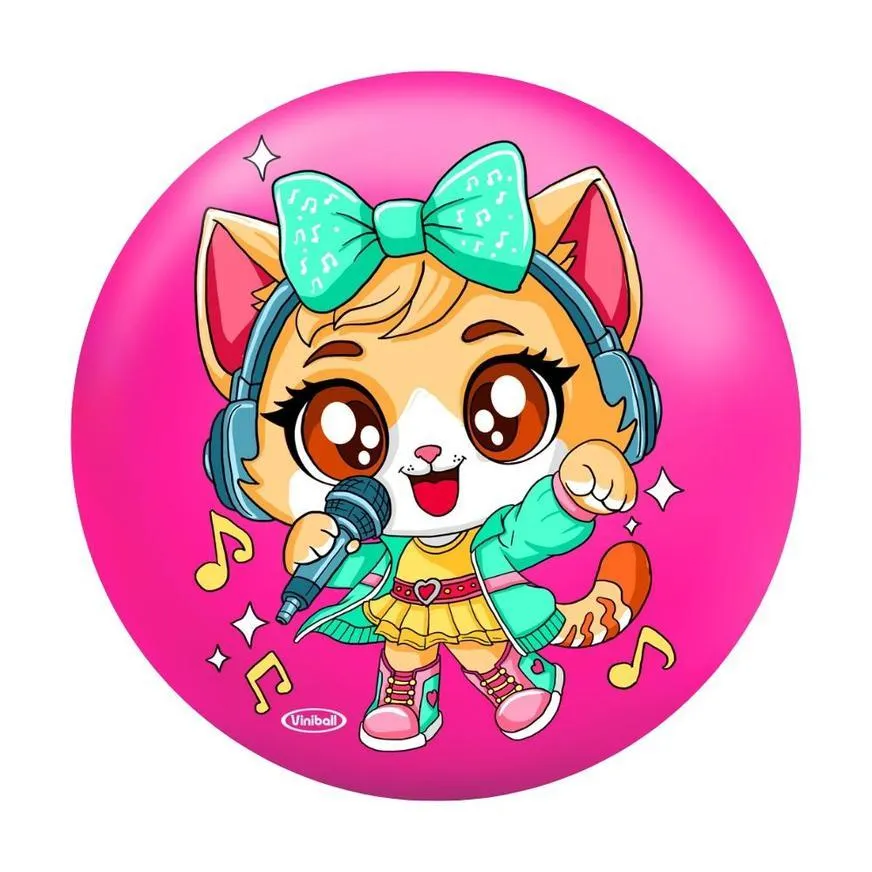 Pelota Recreativa Viniball Gatitos N°5.5 Surtido