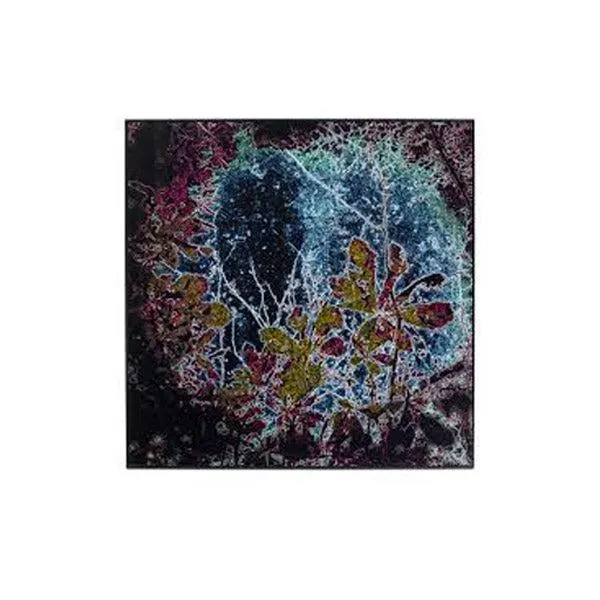 Arte en vidrio Un edificio - A60xL60cm.