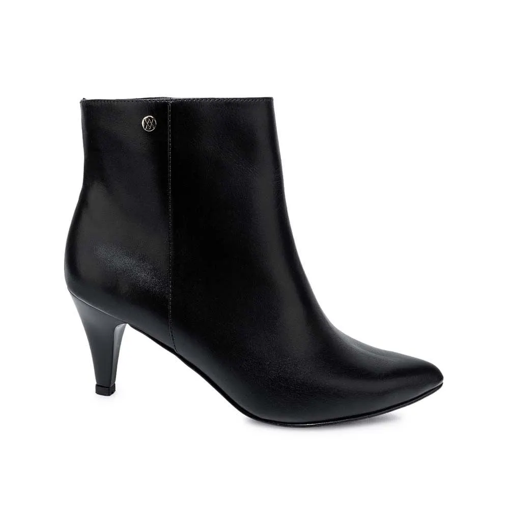 Botín Casual TATI-2550 Negro Viale Cuero