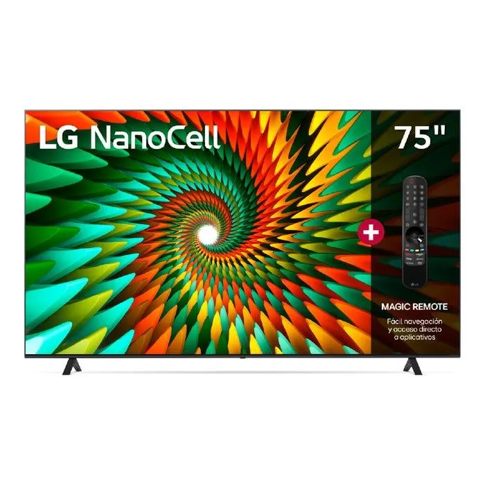 TV LG 75" Nanocell 4K UHD ThinQ AI Smart 75NANO77SRA
