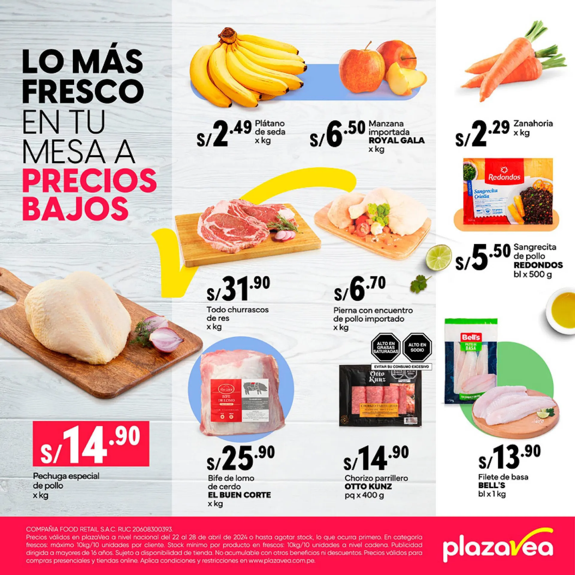 Catalogo de Catálogo Plaza Vea 22 de abril al 28 de abril 2024 - Pag 1