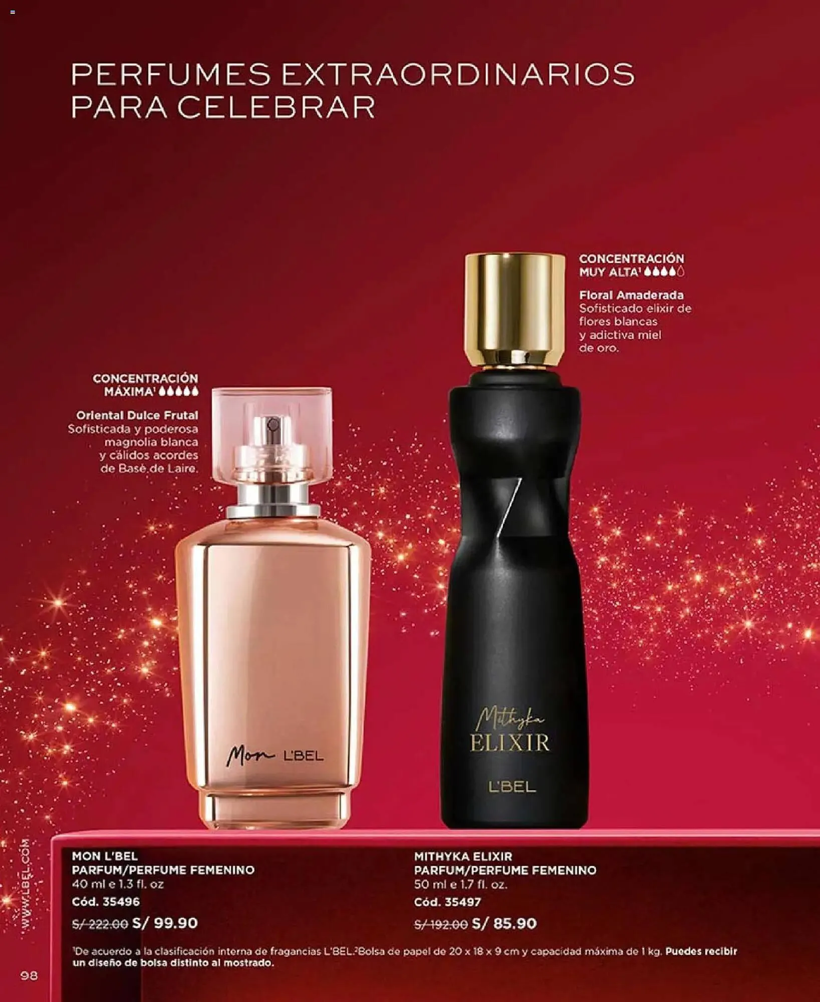 Catalogo de Catálogo L'Bel 14 de noviembre al 17 de diciembre 2025 - Pag 98