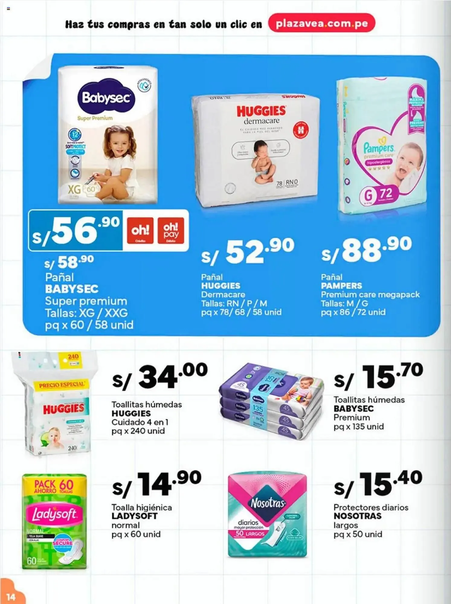 Catalogo de Catálogo Plaza Vea 3 de marzo al 30 de marzo 2025 - Pag 14