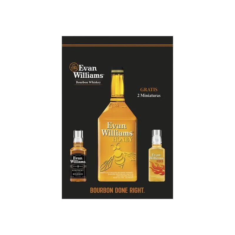 PACK EVAN WILLIAMS HONEY 2 MINIATURAS