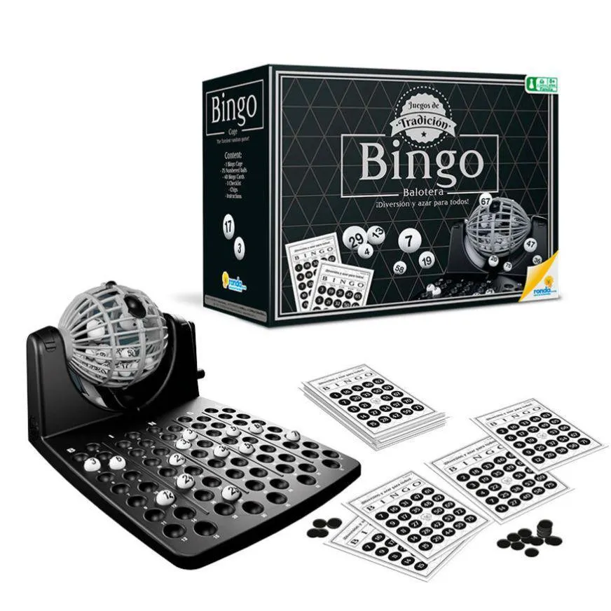 Ronda Bingo Balotera De Lujo
