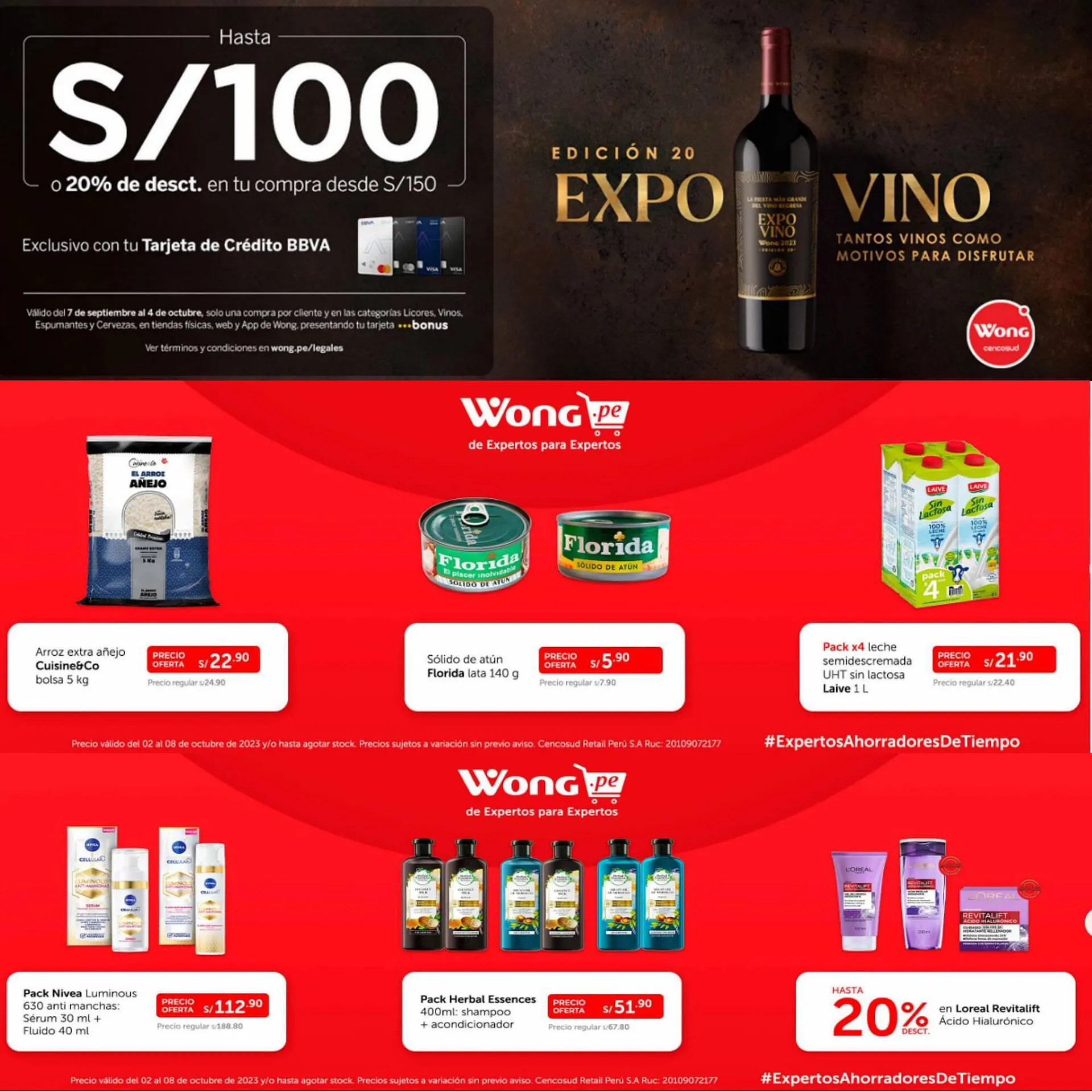 Catalogo de Catálogo Wong 3 de octubre al 8 de octubre 2023 - Pag 2