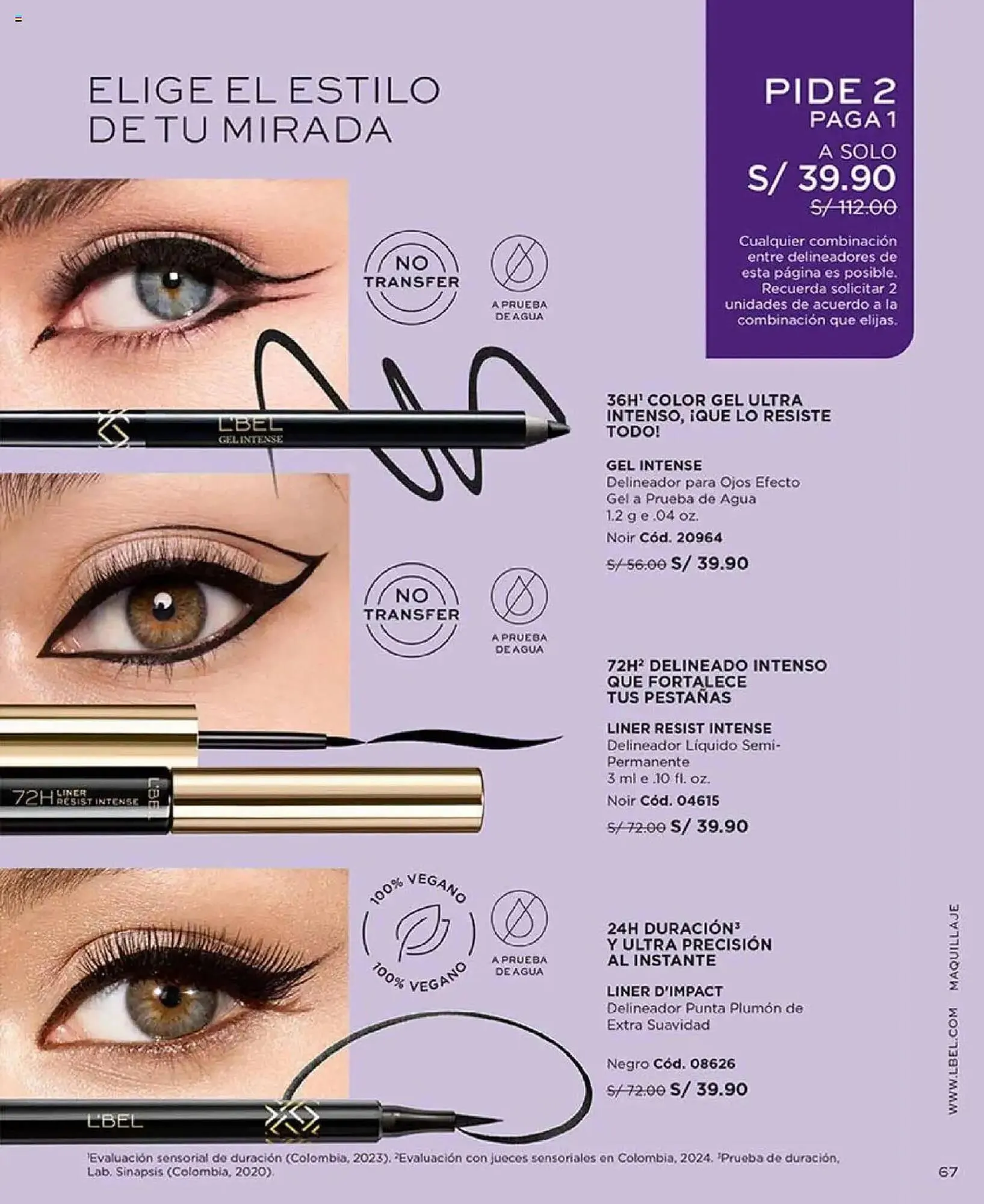 Catalogo de Catálogo L'Bel 25 de setiembre al 30 de noviembre 2025 - Pag 67