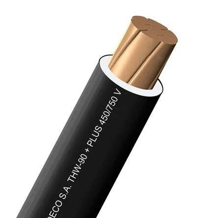 Cable THW-90 +plus 450/750 V 14 AWG Negro 100m Indeco