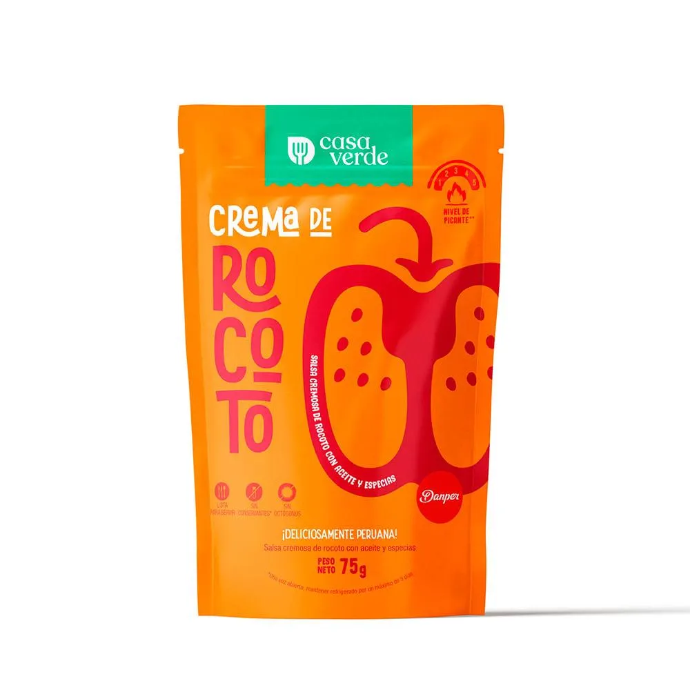 Crema de rocoto Casa Casa verde 75 g