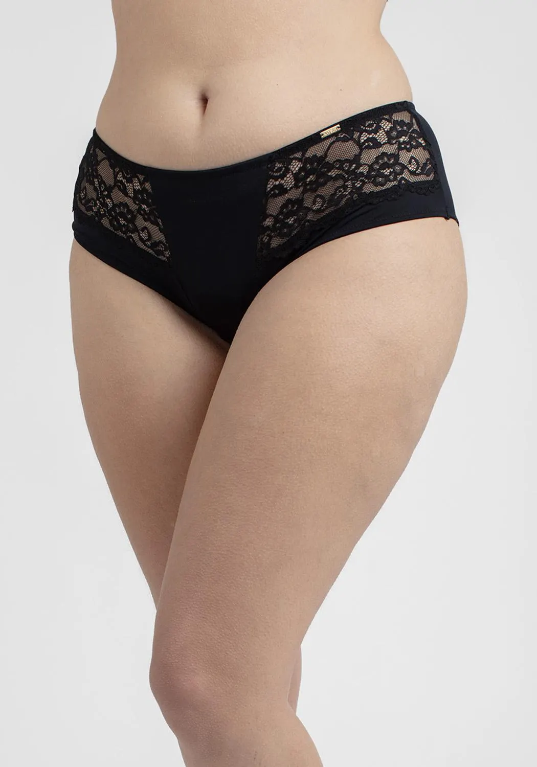 pantaleta mujer microfibra negro - 14.9044