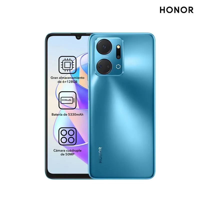 Smartphone HONOR X7a 128GB 6GB